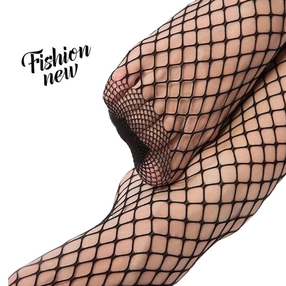 Fishnet Crew Socks w/ Bows - Picture 4 of 4